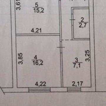 Продам  двокімнатну  квартиру