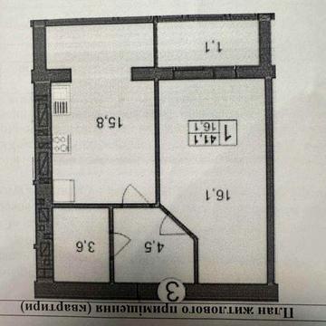 ЖК "Мрія" 1х квартира ЖК Мрія