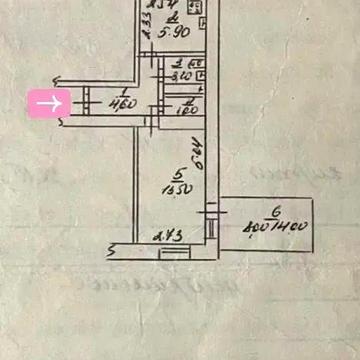 1 комнатная с бонусом увеличения жилой площади