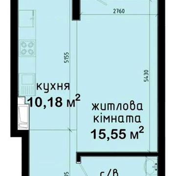 1 к. СТУДИЯ 39 кв.м жк Авеню 42 м.Теремки Голосеевский Республика ЖК Авеню 42