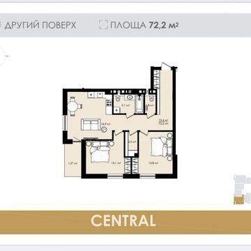 2 кім квартира 2 поверх без комісії