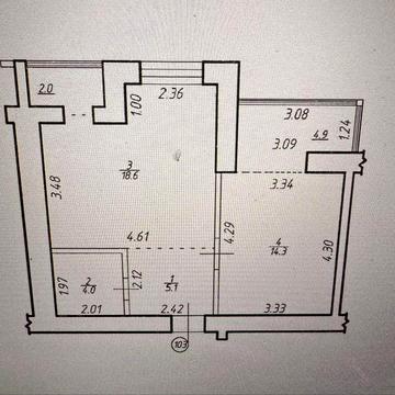 Простора  1 кім квартира поруч з річкою ЖК Левада