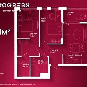 Продаж 2-кімнатної квартири в ЖК Family Plaza 3! ЖК Фемелі Плаза 3