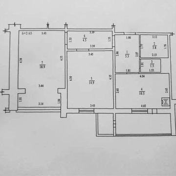 Продаж 2 кім квартири з А О