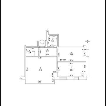 2к. 81м2 Одеська (Одесская, ЖК Одесский) 108349