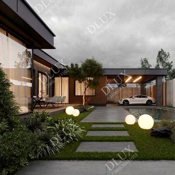 Новый современый одноэтажный дом на Фонтане. Одесса