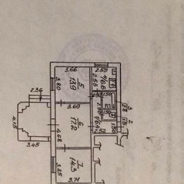 3к квартира угол ул. Софьи ковалевской и пр. Правда 65 м2