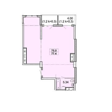 2 лоджии, панорамные окна. Сданный ЖК Акрополь. Парк Победы-Аркадия ЖК Акрополь