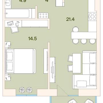 Продам 1кімнатну  квартиру жк Ренесанс ЖК Ренесанс