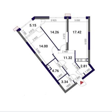 Продаж 2-к квартири 73м2 ЖК ГРЕЙТ/GREAT Осокорки Дарницький ЖК Грейт