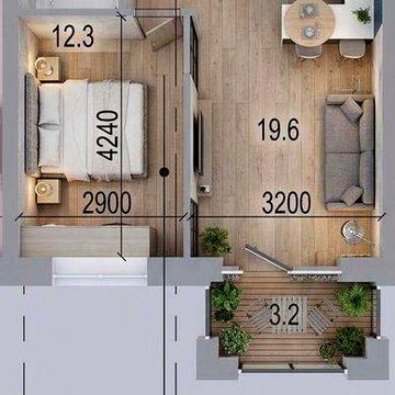 В продаже квартира в ЖК Promenade (Переуступка) ЖК Promenade