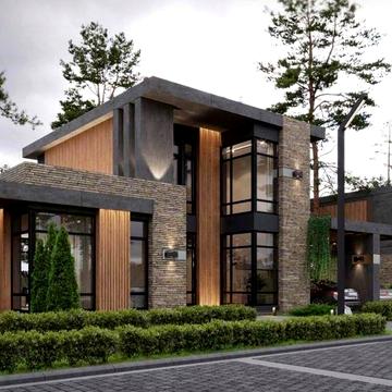 Преміальний котедж 176м КМ 9 Елементів Лісники