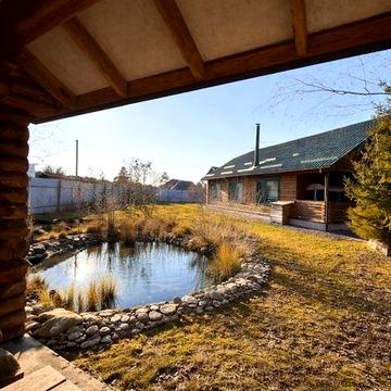 Продам будинок  серед сосен, пруд,водопад.Вишгородській район