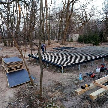 Монтаж дома, домокомплект