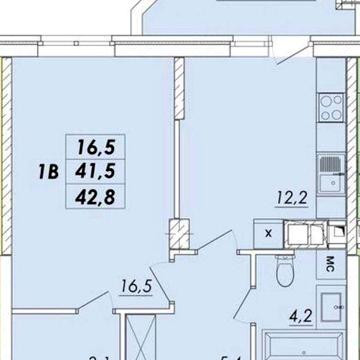 ЖК Реал парк. Черемушки. Дом в процессе сдачи. 43 м. ЖК Реал парк