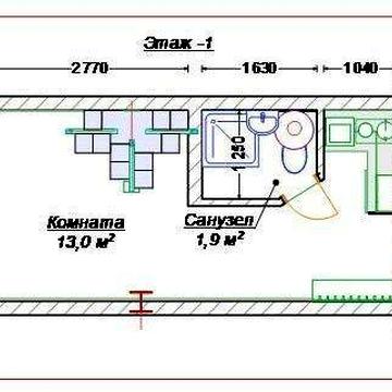 Двухуровновеая квартира. 2+1