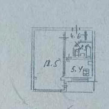 Колібріс Борщагівка Покотила 5, 1 кімн,32/18/6, 1990000, торг