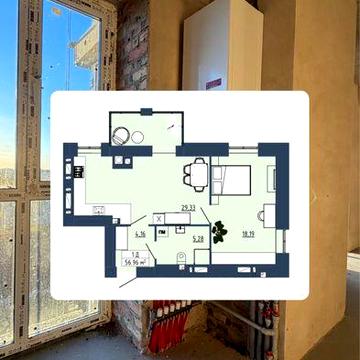 Євродвійка в ЖК Модерніст 4/8пов (ВИДОВА ЗАХІДНА СТОРОНА) ЖК Модерніст