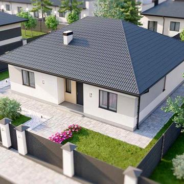 Одноповерховий будинок 120м² з МІСЬКИМИ комунікаціями! 6 соток.