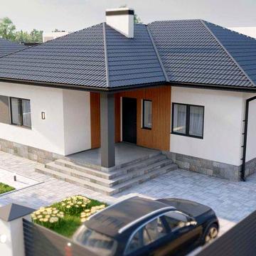 Одноповерховий будинок 105м² з МІСЬКИМИ комунікаціями! 6 соток