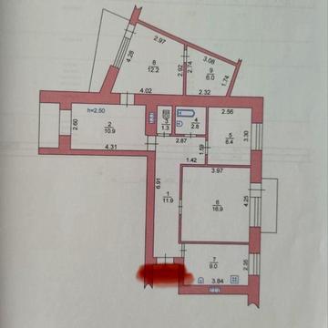 3к.кв., большая площадь!