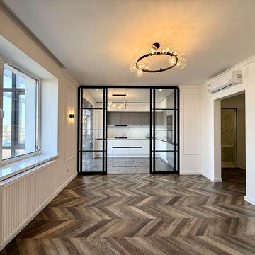 Щикарна 2кім з кухнею-студією в центрі міста! 68м2, 8 поверх! ЖК Княгинин Парк