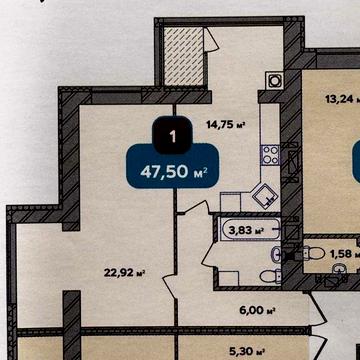 Продаж 1к простора квартира Виставка Переуступка 38242 ЖК Рівєра