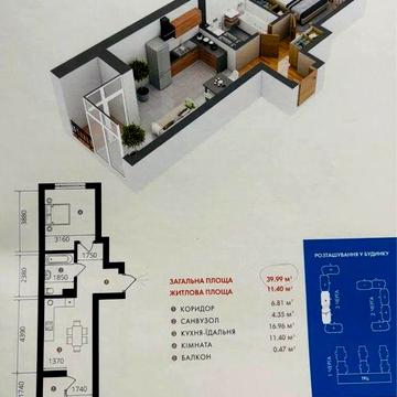 Квартира в ЖК бізнес-класу Гранд Бурже ЖК Гранд Бурже