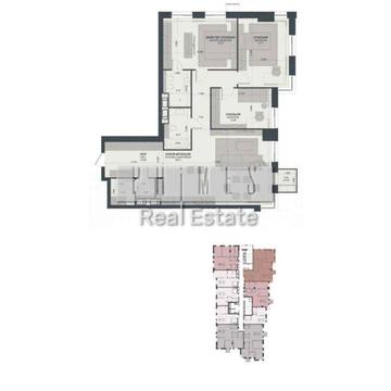 Продаж 4к квартири 123м2 ЖК TRIIINITY вул. Василя Тютюнника ЖК TRIIINITY