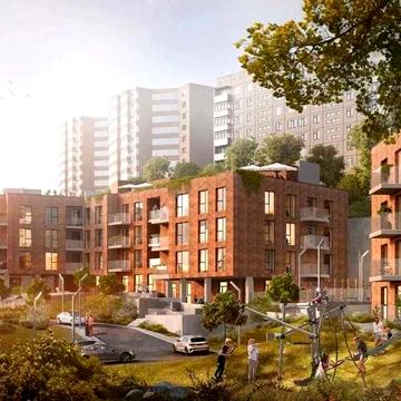 Без комісії / 1-кім. квартира 45.6 м² — преміум ЖК, вигляд на парк ЖК Лисеницькій