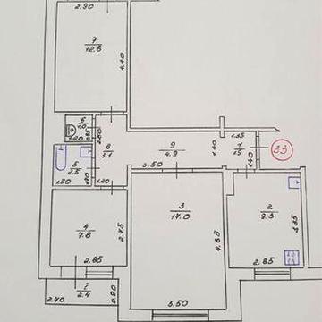 3х комнатная квартира