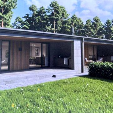 Таунхаус поруч з лісом