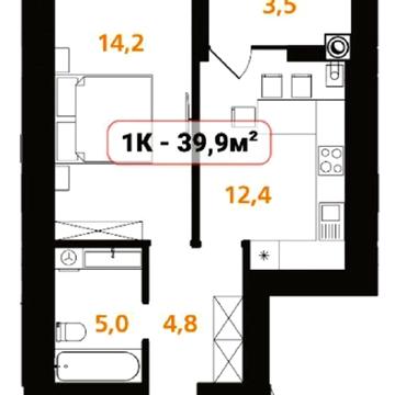 Однокімнатна квартира за доступною ціною в ІФ