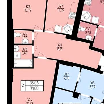 Увага ціна напряму від забудовника 780$ 1м/кв 2 кімнатна квартира 2 п