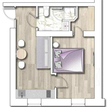 Продаж 1-кімнатної квартири з євроремонтом в центрі  вул. Паторжинського, 13