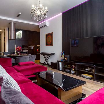 3-кімнатна квартира в Аркадії, тераси з видом на море