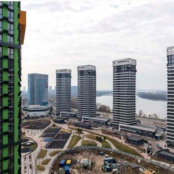 3-кімнатна 90кв.м, ЖК Грейт/GREAT Осокорки, Дніпровська Набережна Видова на Дніпро ЖК Грейт GREAT