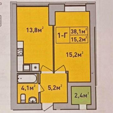 ЄОселя. 1к квартира біля Центрального парку в Ірпені. Без комісії