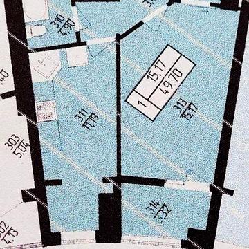 Увага! 1кімнатна квартира 49.7 м/кв.2 лоджії  16 поверхів 3 поверх