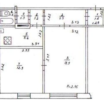 Продам 2-х кімнатну квартиру  + сарай