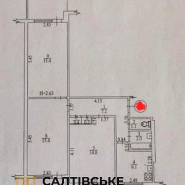 ЮЛ-3500 Продам 3к квартиру на Салтовке ТРК Украина 604 м/р
