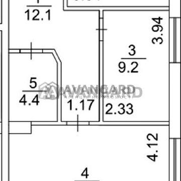 Продаж 2 кімн. (планування роздільне) 57,6 кв.м. ЖК Лондон Парк