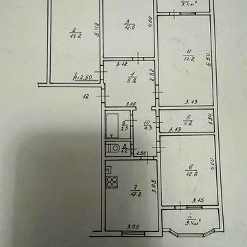 Квартира, 4 кімнати