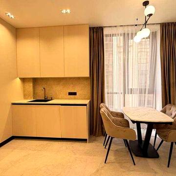 2к квартира с стильным ремонтом и красивым видом на море. Акрополь. ЖК Акрополь