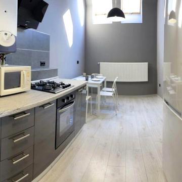 Здається двохкімнатна з паркомістом в тихому центрі.