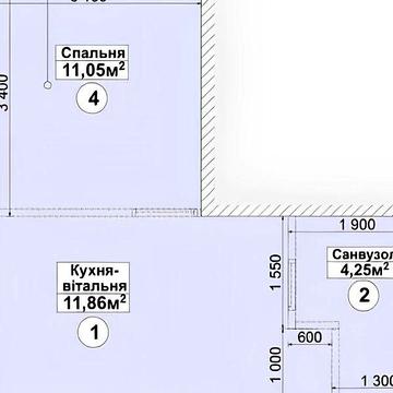 Продаж 1к Квартира Гідності вулиця ЖК Sanville Park