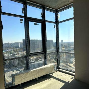 Продаж квартири без ремонту ЖК RiverStone 18 поверх, панорамні вікна ЖК RiverStone