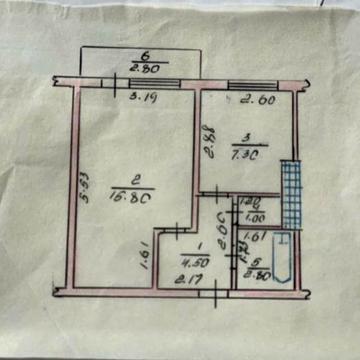 Продам 1к квартира в центі міста Березань Київської обл.