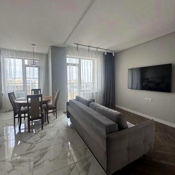 Аркадия! Вид на море /ЖК лимнос Дизайнерская 2-комн Паркинг