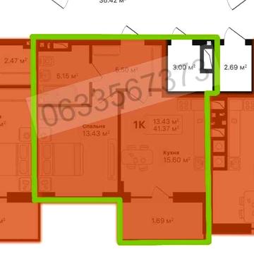 1 кім. квартира ЖК Auroom Forest (переуступка) ЖК Auroom Forest